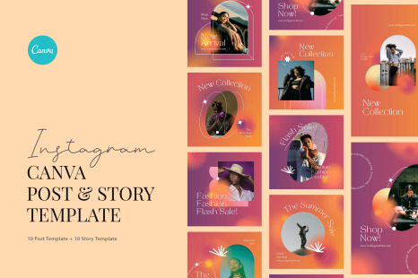 Gradient Fashion Sale Canva