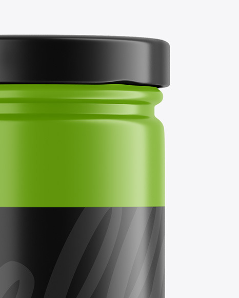 Matte Storage Jar Mockup PSD #1