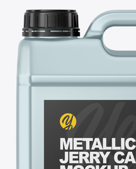 Metallic Jerry Can Mockup PSD #2