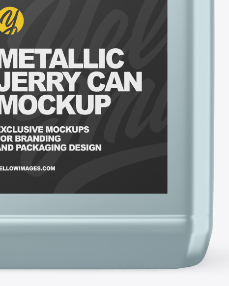 Metallic Jerry Can Mockup PSD #1