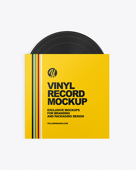 Vinyl Record Sleeve Mockup
