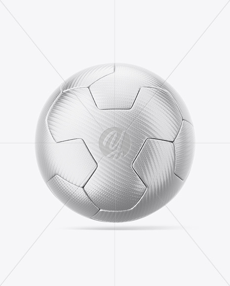 Metallic Soccer Ball Mockup PSD #1