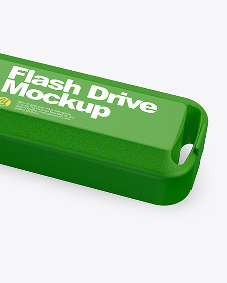 Textured USB Flash Drive Mockup PSD #1