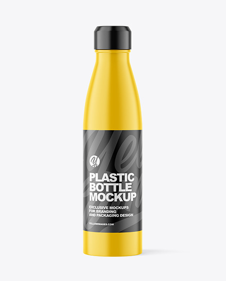 Matte Plastic Bottle Mockup PSD #6