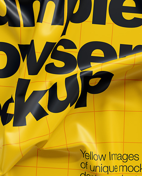 Crumpled Browser Mockup PSD #7