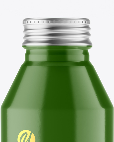 Glossy Drink Bottle Mockup PSD #1