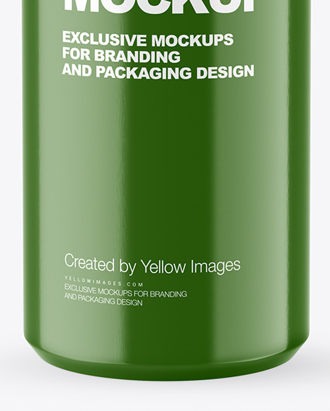 Glossy Drink Bottle Mockup PSD #6