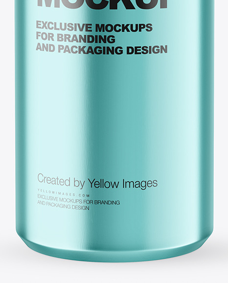 Metallic Drink Bottle Mockup PSD #6