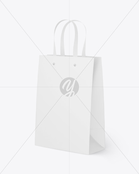 Matte Paper Bag Mockup PSD #1