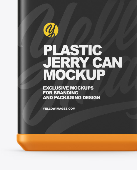 Plastic Jerry Can W  Pump Mockup PSD #1