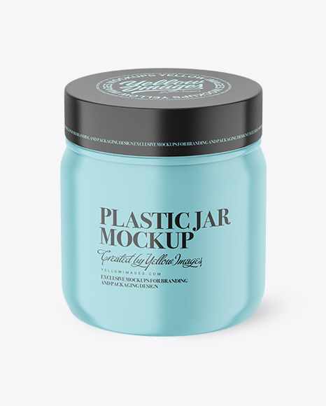 Plastic Jar Mockup