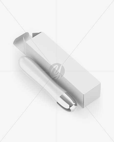 Opened Paper Box w  Vibrator Mockup PSD #3