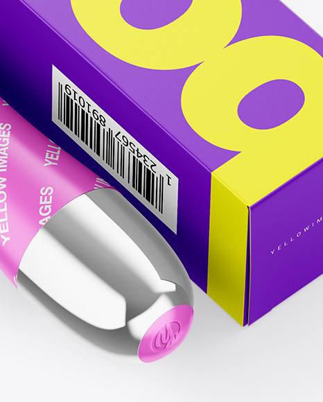 Opened Paper Box w  Vibrator Mockup PSD #1