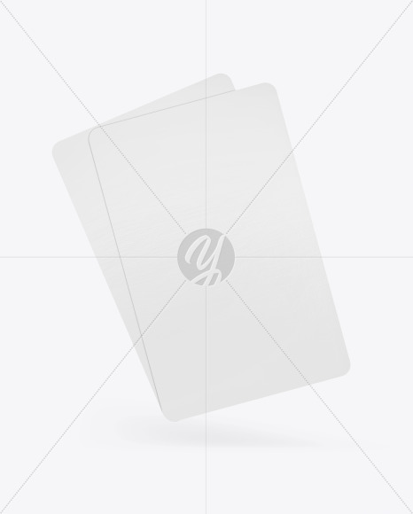 Two Playing Cards Mockup PSD #3