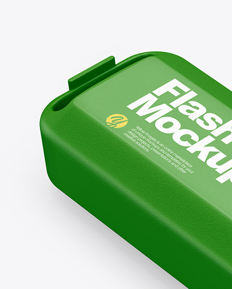 Textured USB Flash Drive Mockup PSD #1