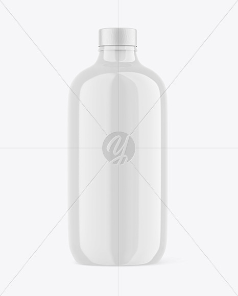Glossy Cosmetic Bottle Mockup PSD #3