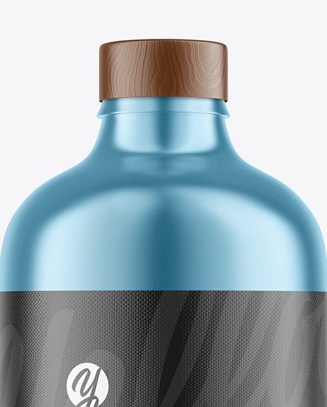 Metallic Cosmetic Bottle Mockup PSD #1