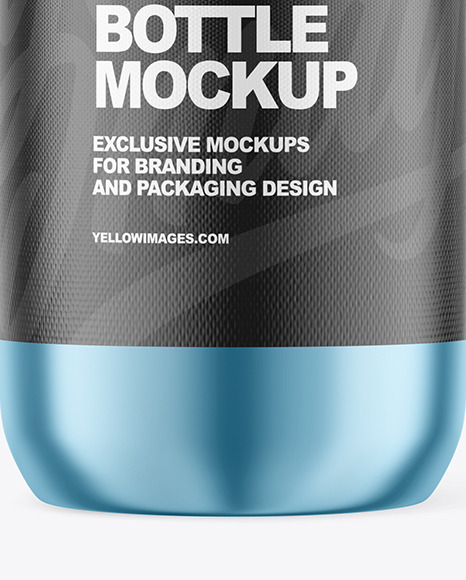 Metallic Cosmetic Bottle Mockup PSD #6