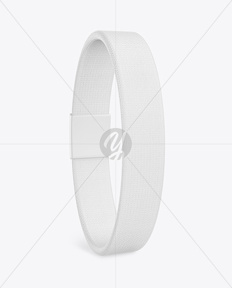 Textile Fabric Wristband Mockup PSD #3