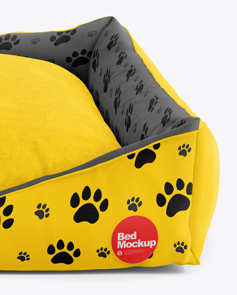 Pet Bed Mockup PSD #6