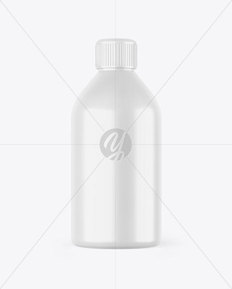 Glossy Plastic Bottle Mockup PSD #3