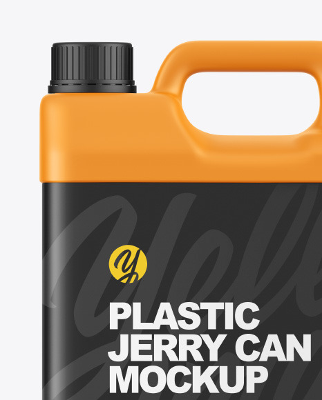 Plastic Jerry Can Mockup PSD #2