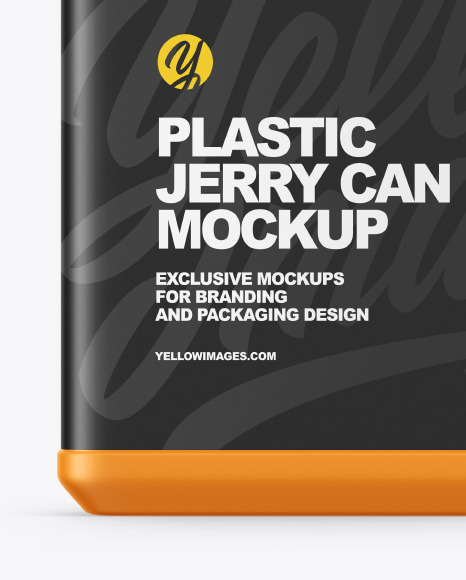 Plastic Jerry Can Mockup PSD #1