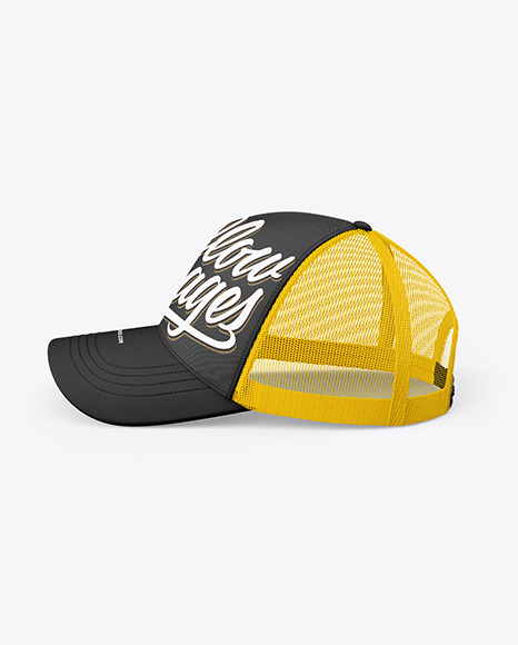 Baseball Cap Mockup   Side View PSD #2