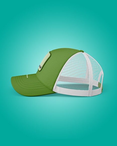 Baseball Cap Mockup   Side View PSD #1