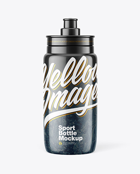 Glossy Sport Bottle Mockup PSD #2