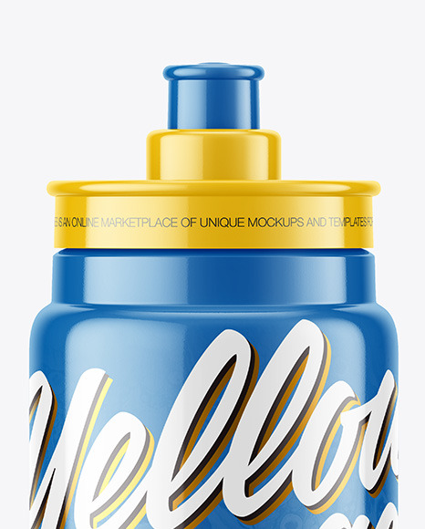 Glossy Sport Bottle Mockup PSD #1