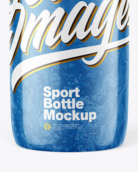 Glossy Sport Bottle Mockup PSD #6
