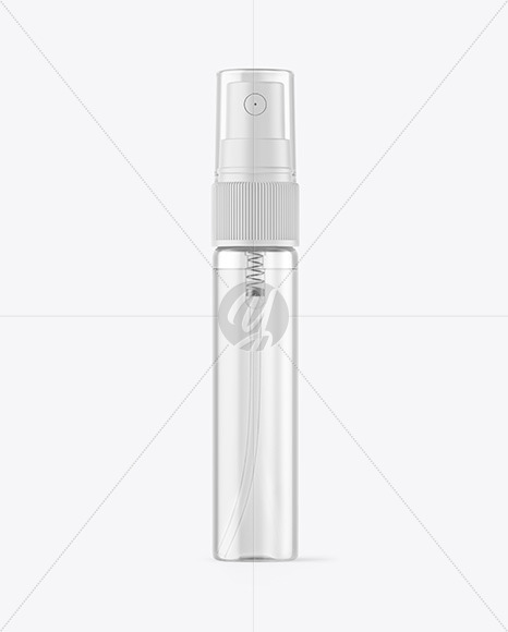 Clear Spray Bottle Mockup aerosol 97457