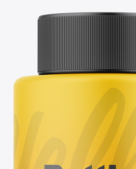 Matte Bottle Mockup PSD #2