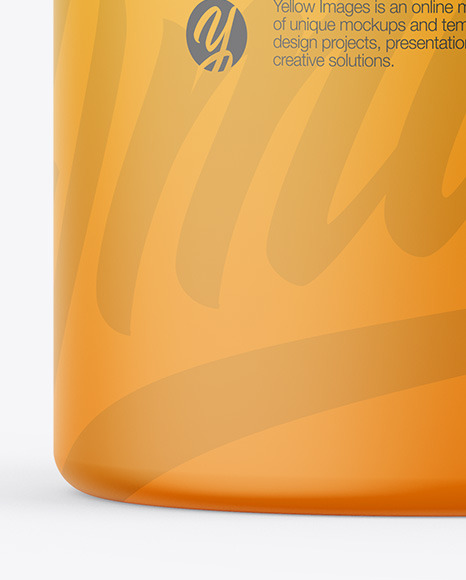 Matte Bottle Mockup PSD #1