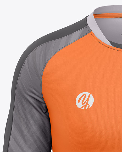 Long Sleeve Raglan Jersey Mockup PSD #2