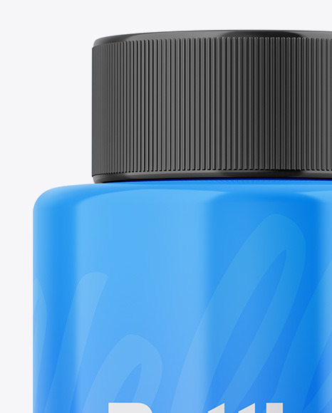 Glossy Bottle Mockup PSD #2