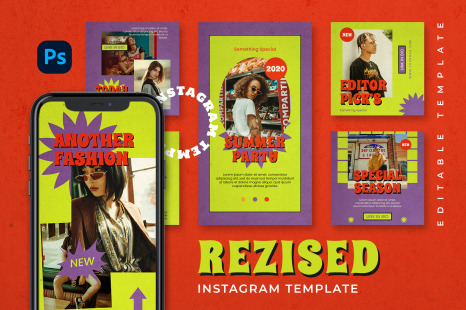 Resized Instagram Template