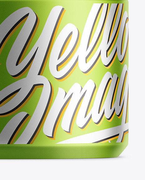 Matte Metallic Cosmetic Jar Mockup PSD #5