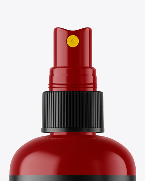 Glosy Cosmetic Spray Bottle Mockup PSD #4