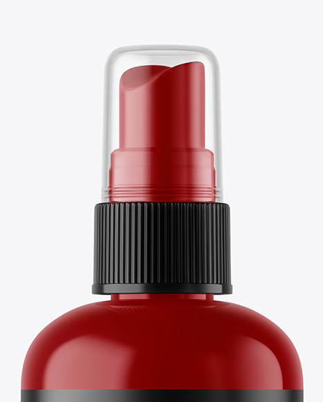 Glosy Cosmetic Spray Bottle Mockup PSD #5