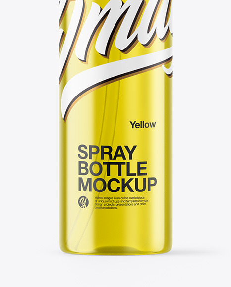 Color Spray Bottle Mockup PSD #6