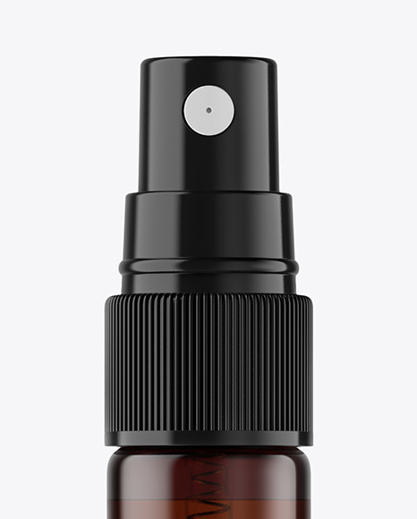 Amber Spray Bottle Mockup amber spray 97366