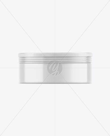 Glossy Cosmetic Jar Mockup PSD #1