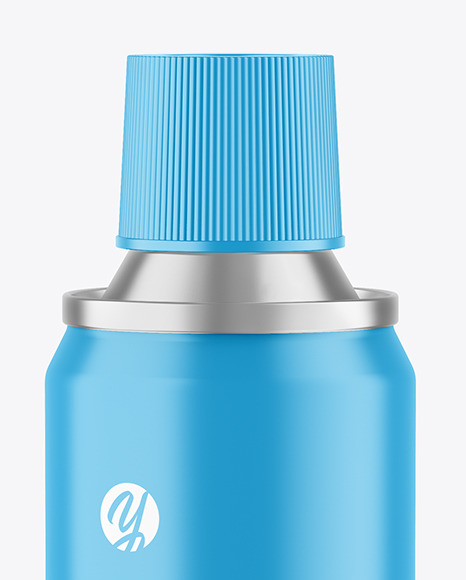 Matte Spray Bottle Mockup PSD #6