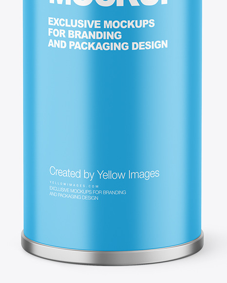 Matte Spray Bottle Mockup PSD #7