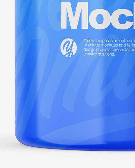 Glossy Bottle Mockup PSD #1