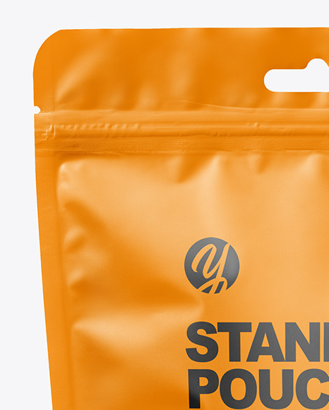 Matte Stand up Pouch Mockup PSD #1