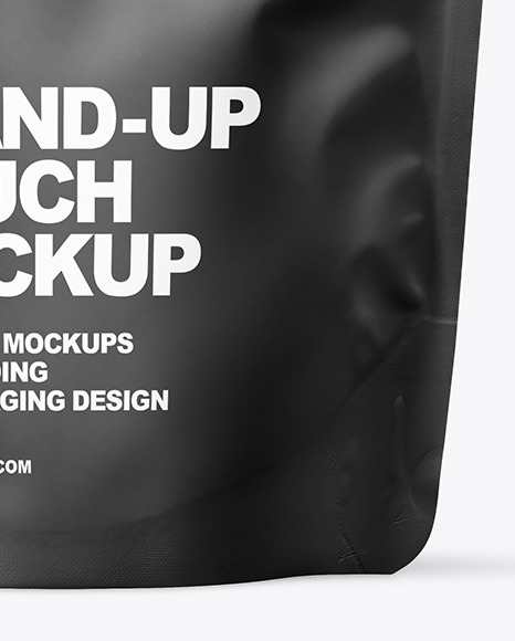 Matte Stand up Pouch Mockup PSD #6