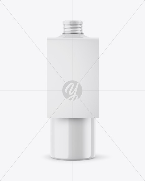 Glossy Bottle w/ Glossy Label Mockup balsam 97292